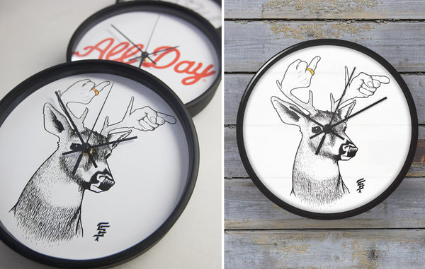 Time flies when your heart has wings. New Upper Playground x BLIK clocks.