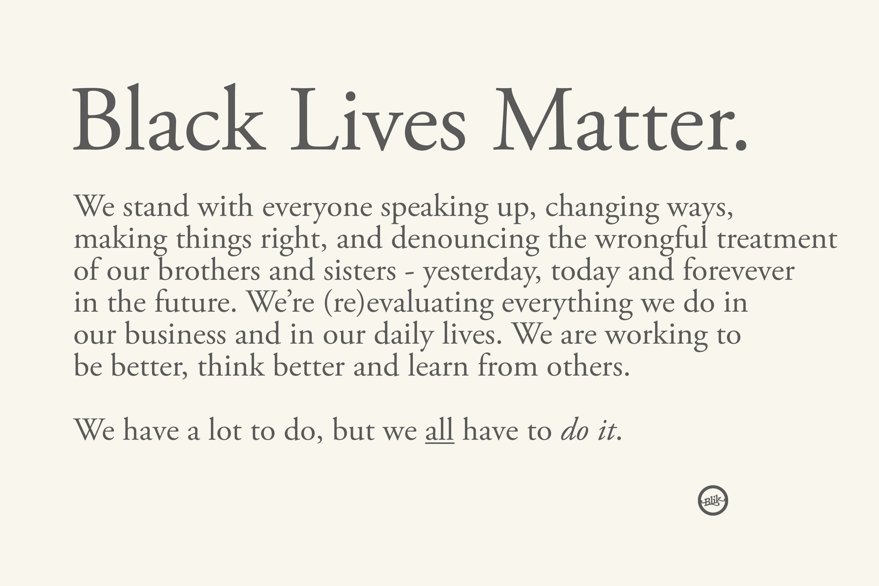 Black Lives Matter