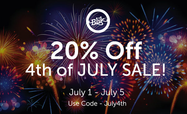 Celebrate the 4th of July with 20% off. Kaboom!