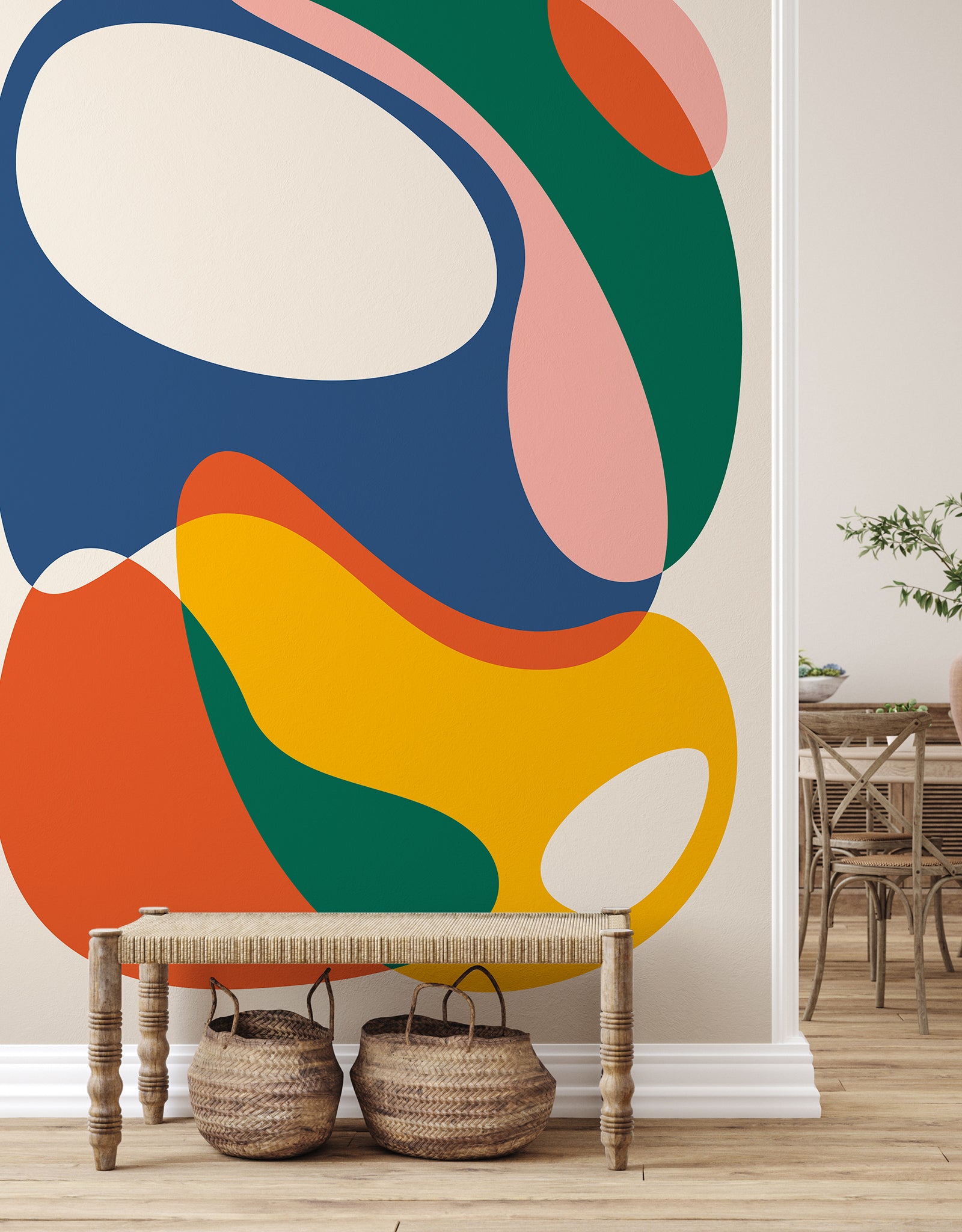 Spilled Paint Wall Panels