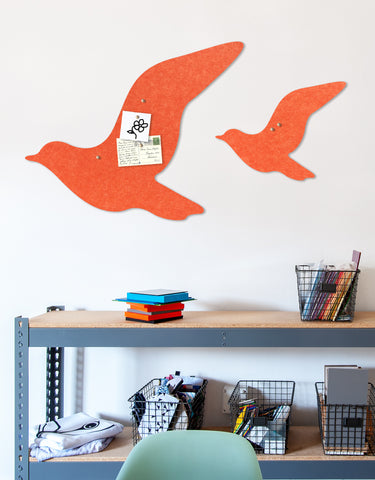 Fly Pinboard in Tangerine