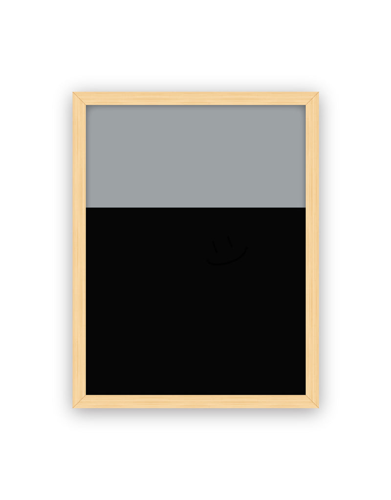 Color Block Dry Erase, Natural Frame