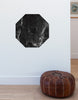 Black Marble Dry Erase - Octagon
