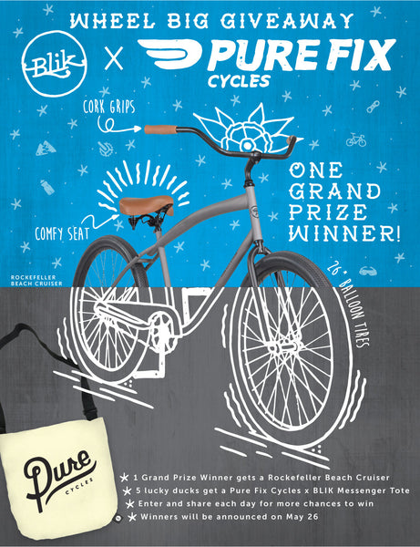 Want to win a beach cruiser? Enter our Wheel Big Giveaway!