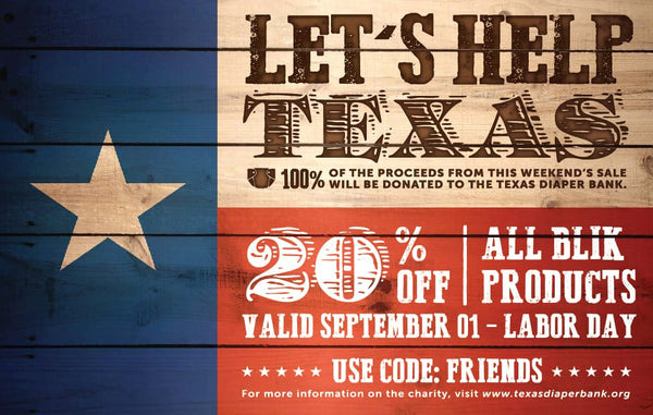 Labor Day Sale: 20% off for you is 100% for Texas