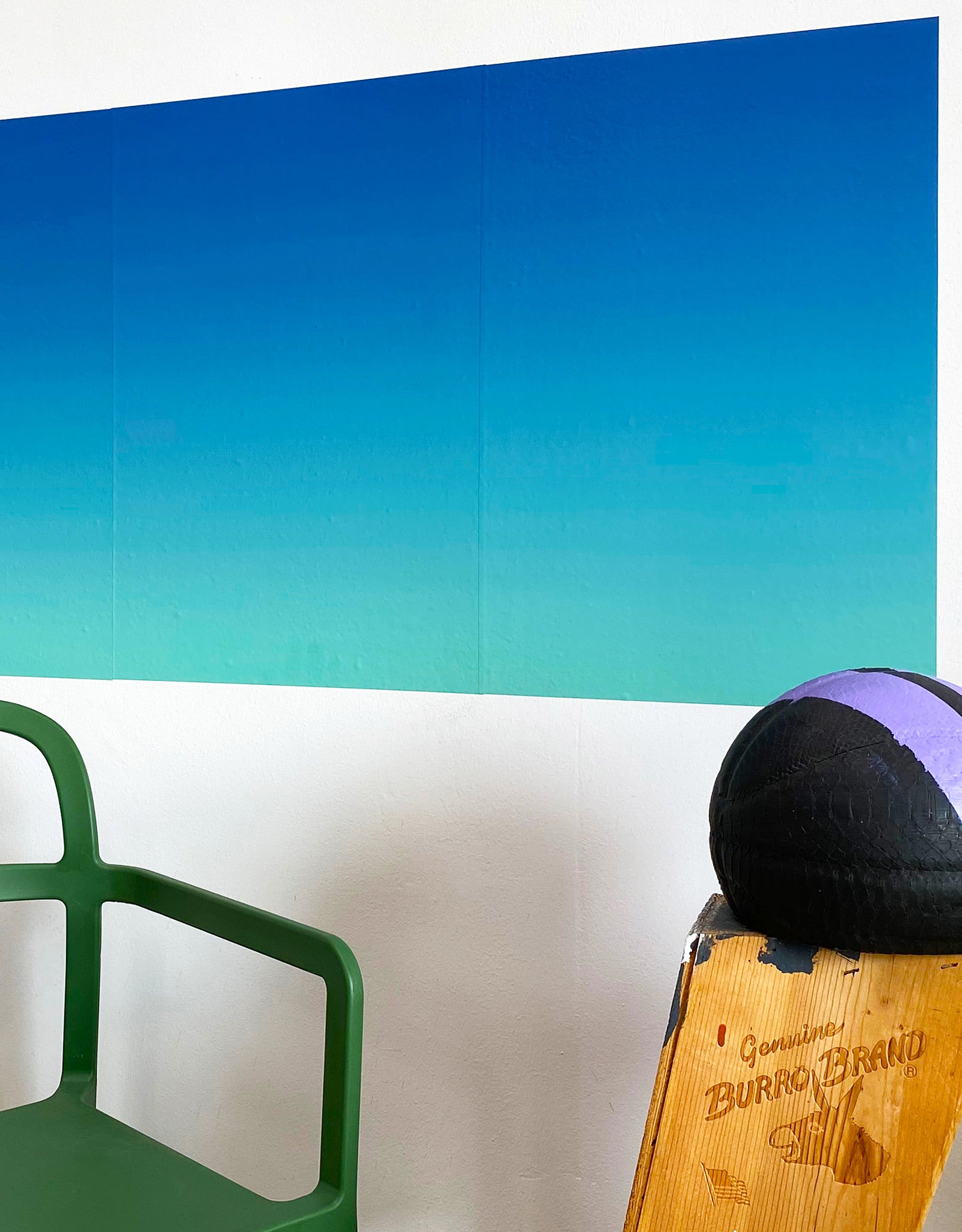 Blue Gradient Pebble Dry Erase Wall Decal by BLIK – Blik