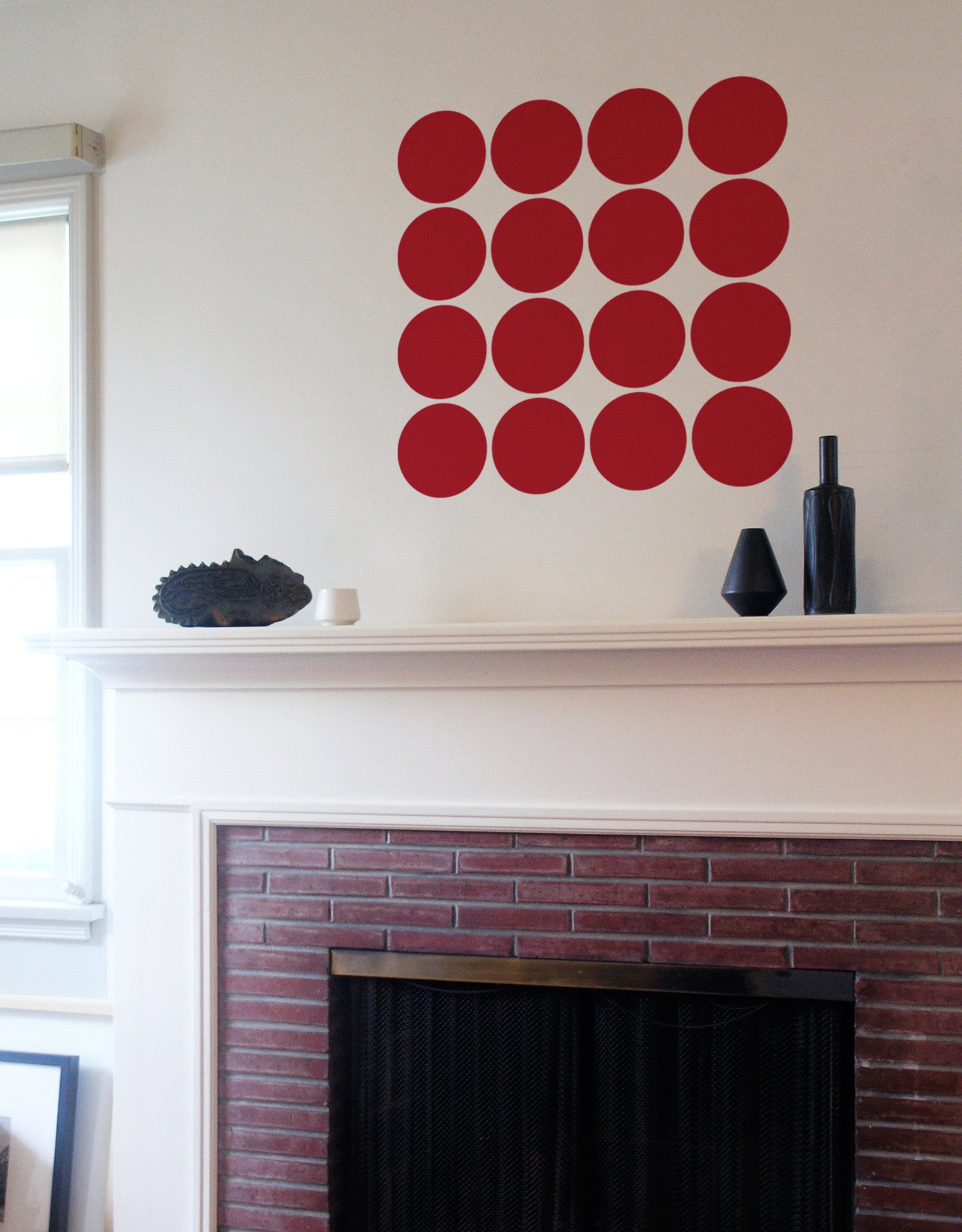 Large Polka Dot Wall Decals | Polka Dot Vinyl Wall Decals | Blik