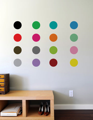 The Not Whiteboard by BLIK by BLIK Surface Graphics Wall Graphic - Darkgreen/Circle