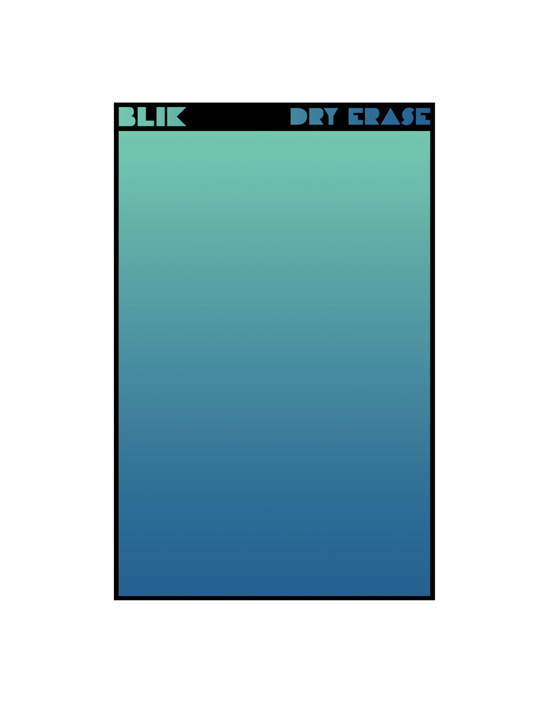 Rectangle - Blue Gradient Dry Erase