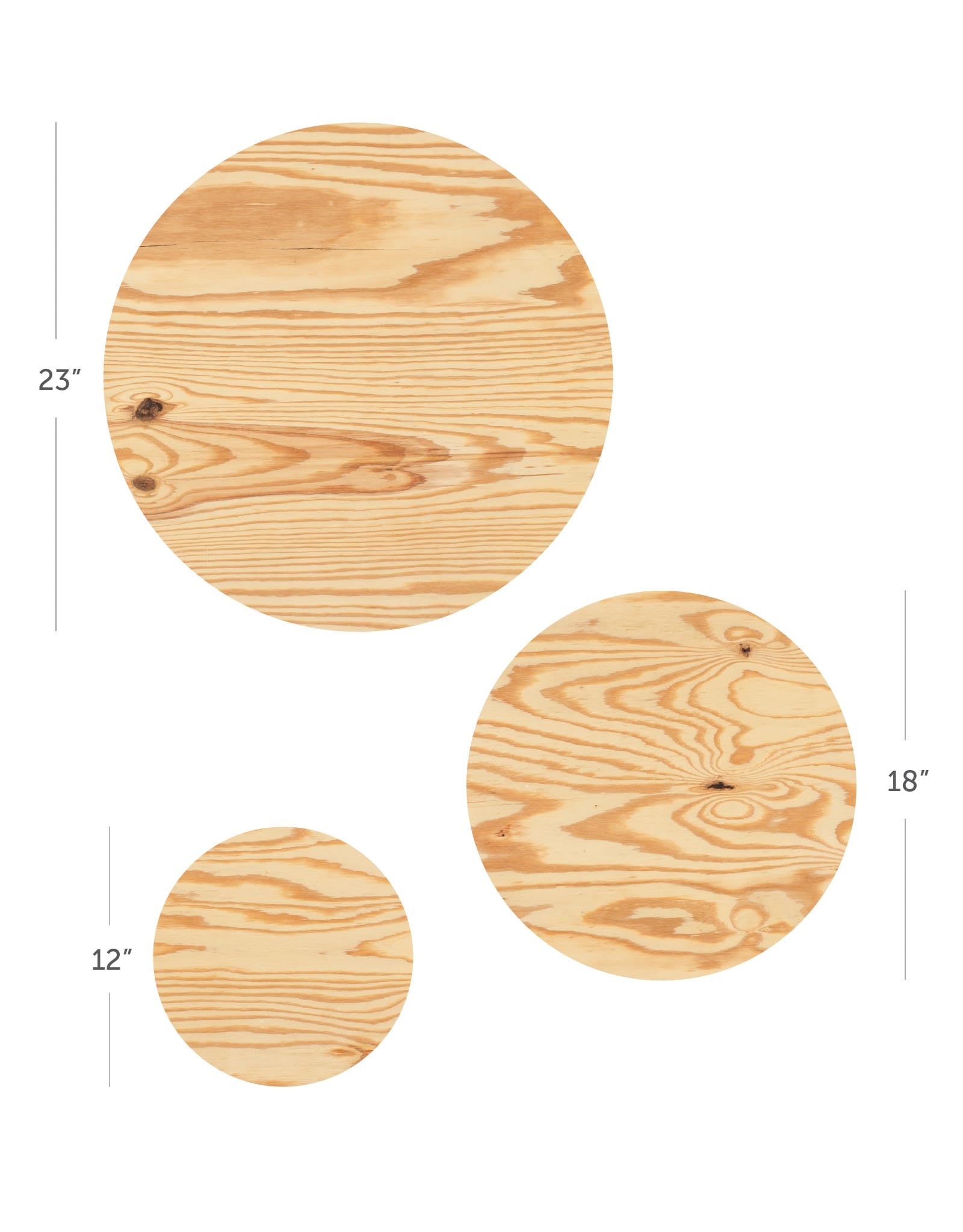 Light Wood Dry Erase - Circle