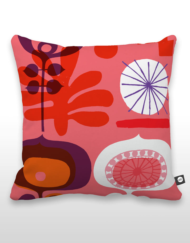 NCC Red Flower Pillow