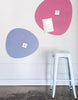 Pebble Pinboard, Large in Pink