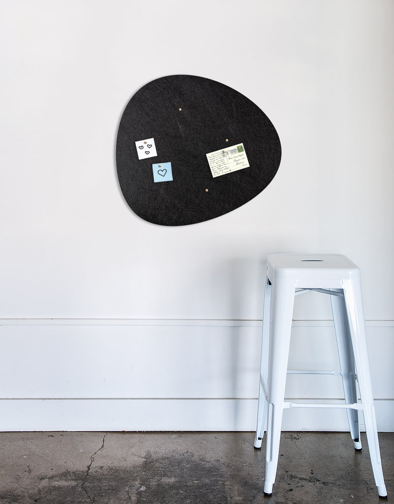 Pebble Pinboard, Small in Black