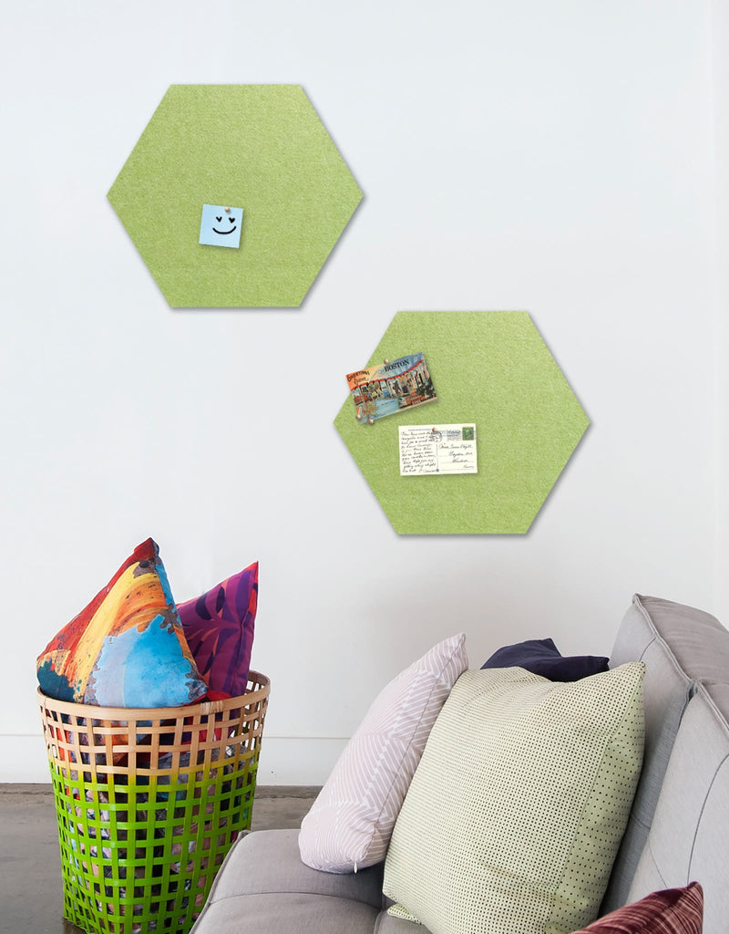 Hexagon Pinboard, Small in Pear