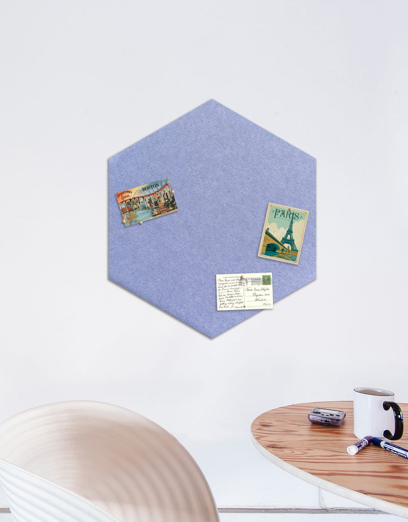 Hexagon Pinboard, Large in Peri