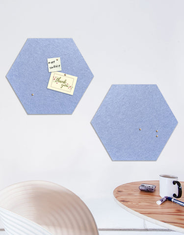 Hexagon Pinboard, Small in Peri