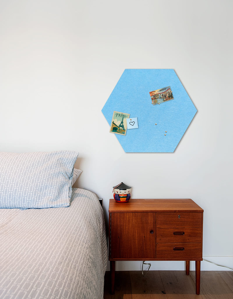 Hexagon Pinboard, Large in Sky