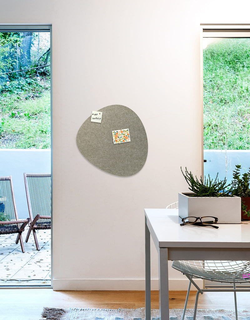 Pebble Pinboard, Small in Stone