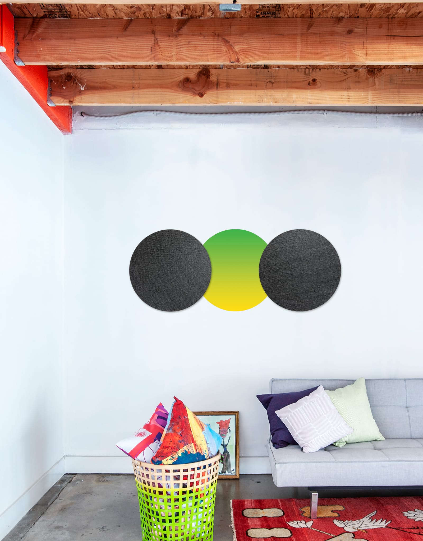 Circle - Yellow Gradient Dry Erase