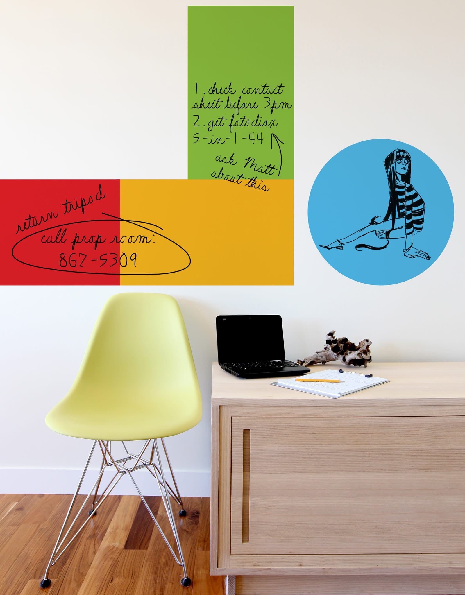 Order now Whiteboard stickers for indoor applications