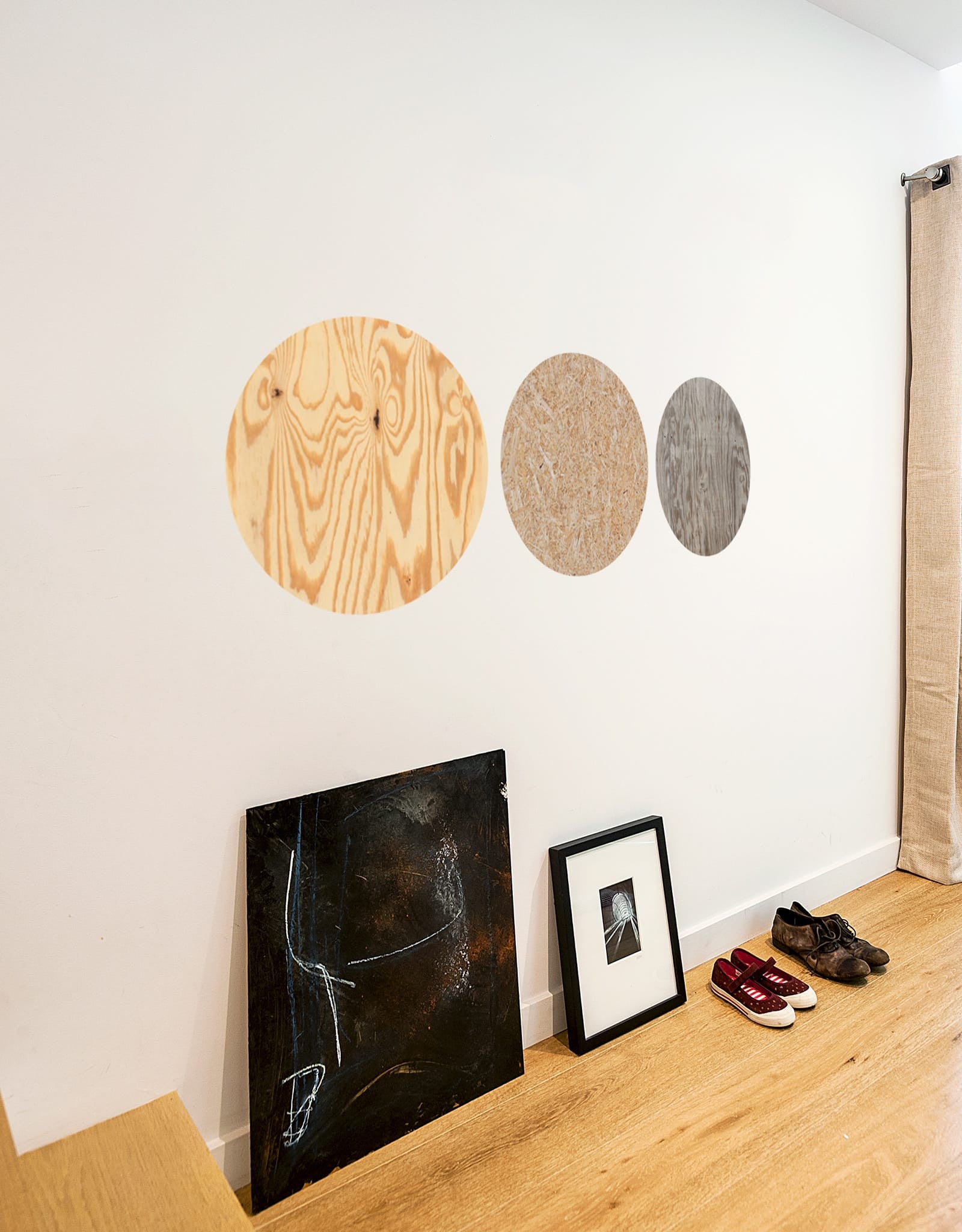 Light Wood Dry Erase - Circle