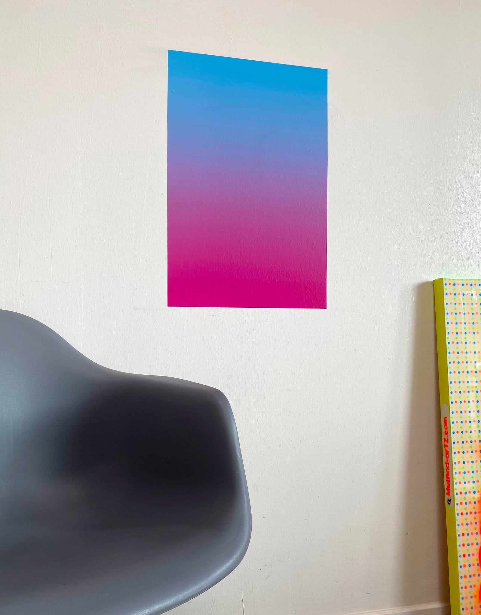 Pink Gradient Rectangle Dry Erase Wall Decal by BLIK – Blik